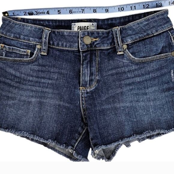 Paige Bobby Short Denim Cutoffs size 25 - Picture 8 of 10